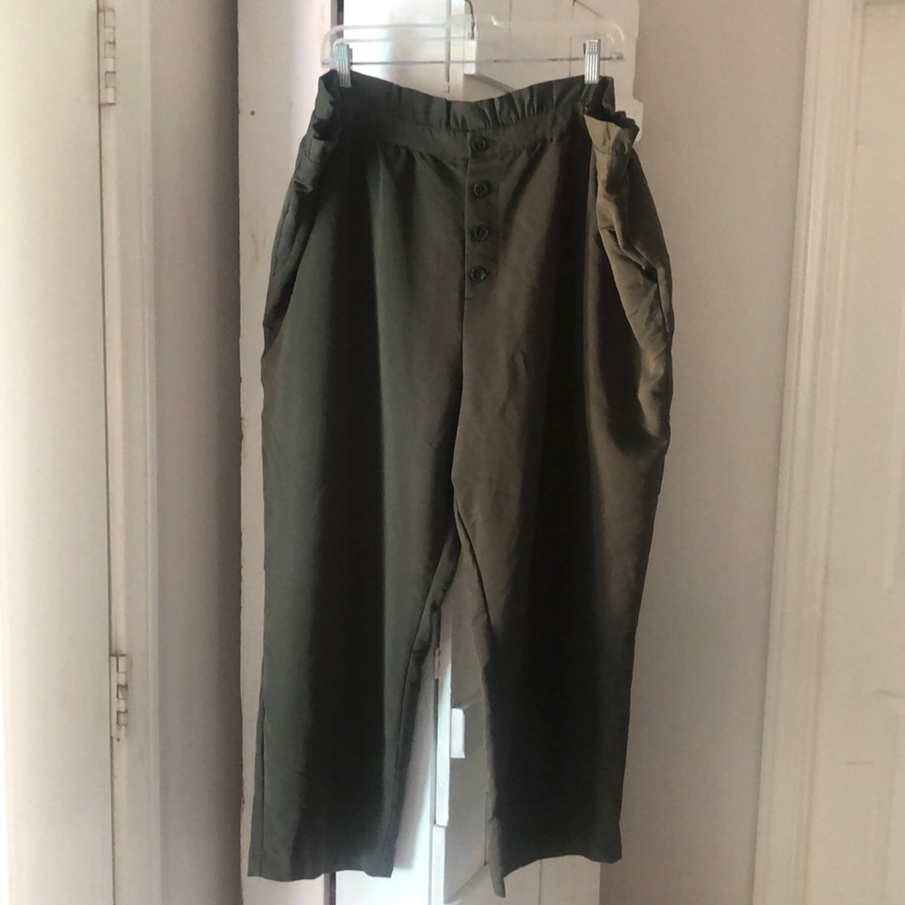 3X  who what wear  green pants